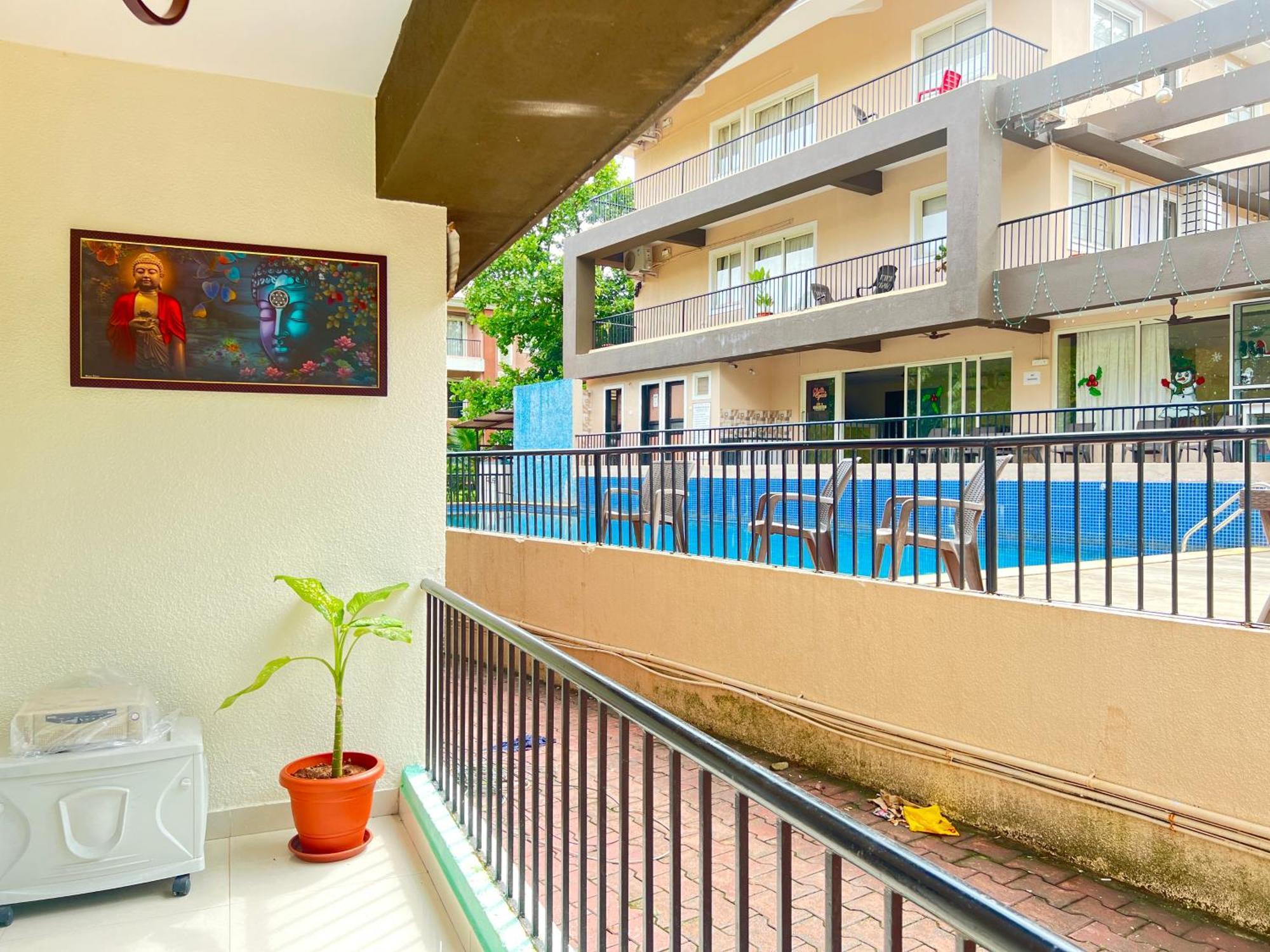 2Bhk Stunning Apartment With Pool Вагатор Экстерьер фото